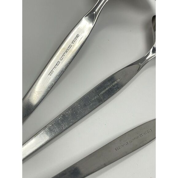 Oneida Community SATINIQUE Older Betty Crocker Serving Spoons Fork Ladle - Picture 8 of 10